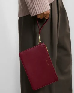 Katie Loxton Alba Wristlet Pouch Cherry Discount