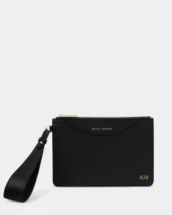 Katie Loxton Alba Wristlet Pouch Black Hot