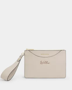 Katie Loxton Alba Wristlet Pouch Oyster Best