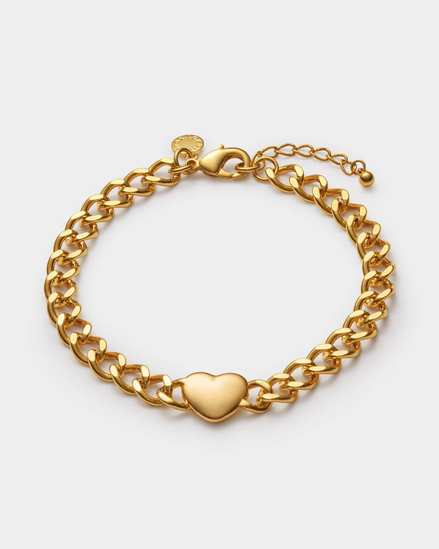 Katie Loxton Allure Waterproof Gold Heart Chain Bracelet Hot