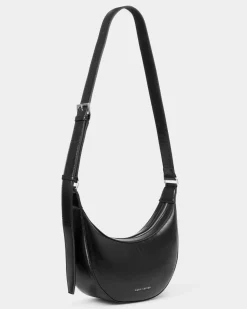 Katie Loxton Amina Patent Crackle Sling Bag Black Sale