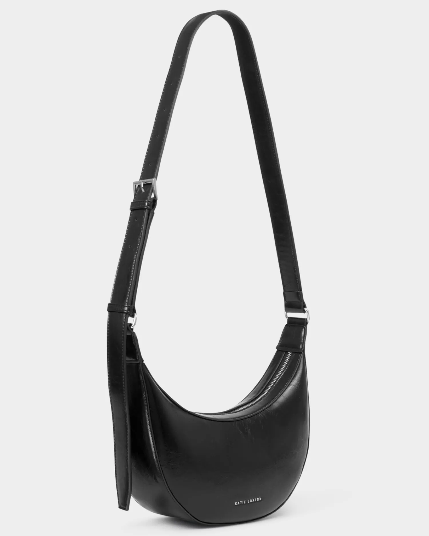 Katie Loxton Amina Patent Crackle Sling Bag Black Sale