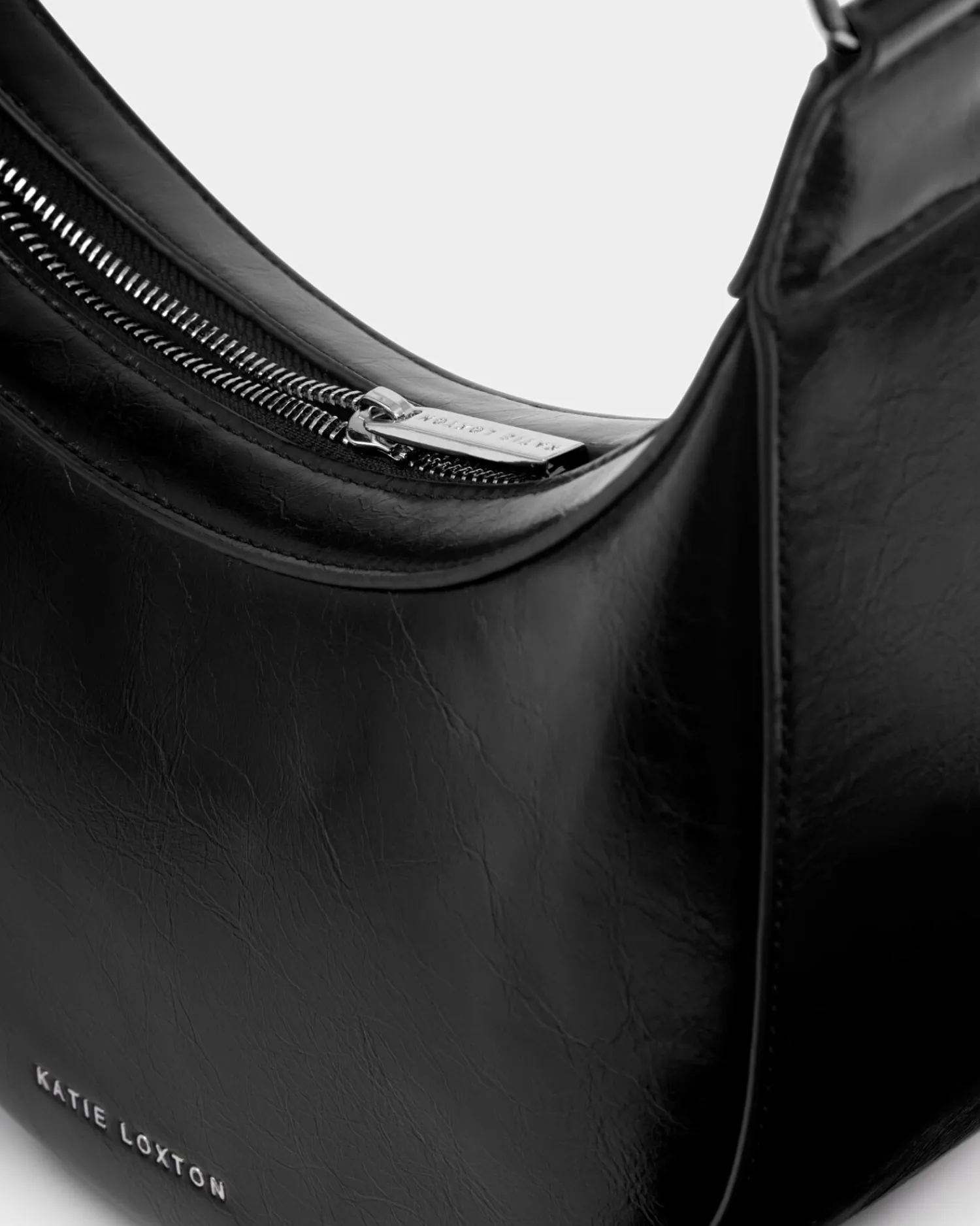 Katie Loxton Amina Patent Crackle Sling Bag Black Sale