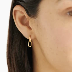 Katie Loxton Arabella Waterproof Gold Hoop Earrings Online