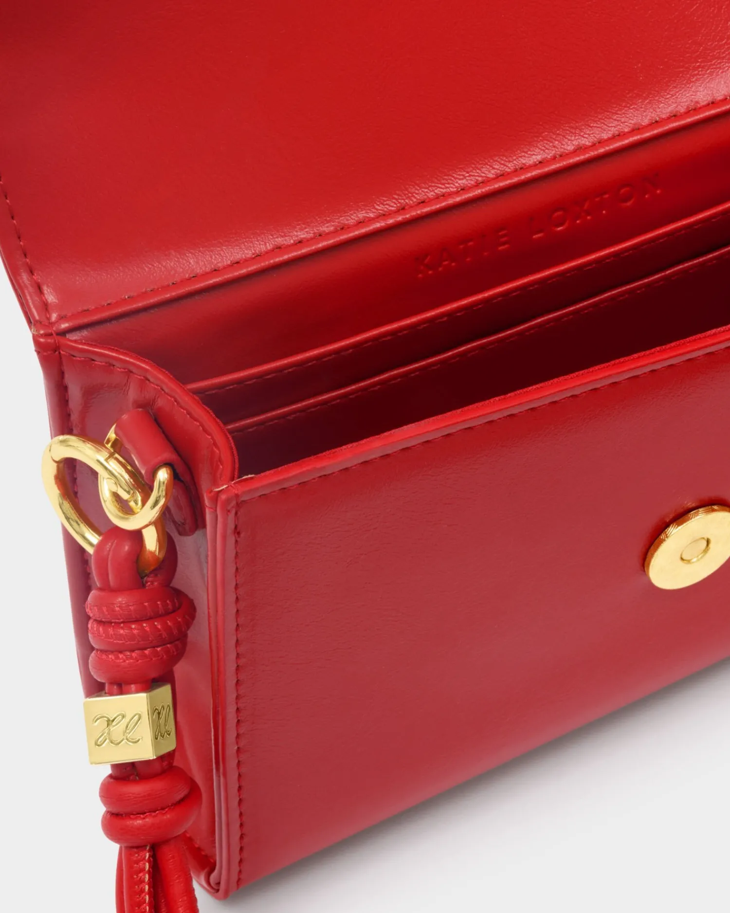 Katie Loxton Arden Braided Mini Bag Red Discount