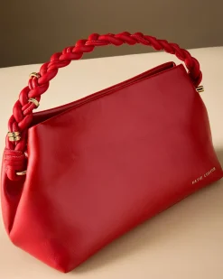 Katie Loxton Arden Braided Top Handle Bag Red Online