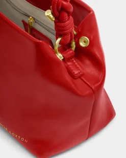 Katie Loxton Arden Braided Top Handle Bag Red Online