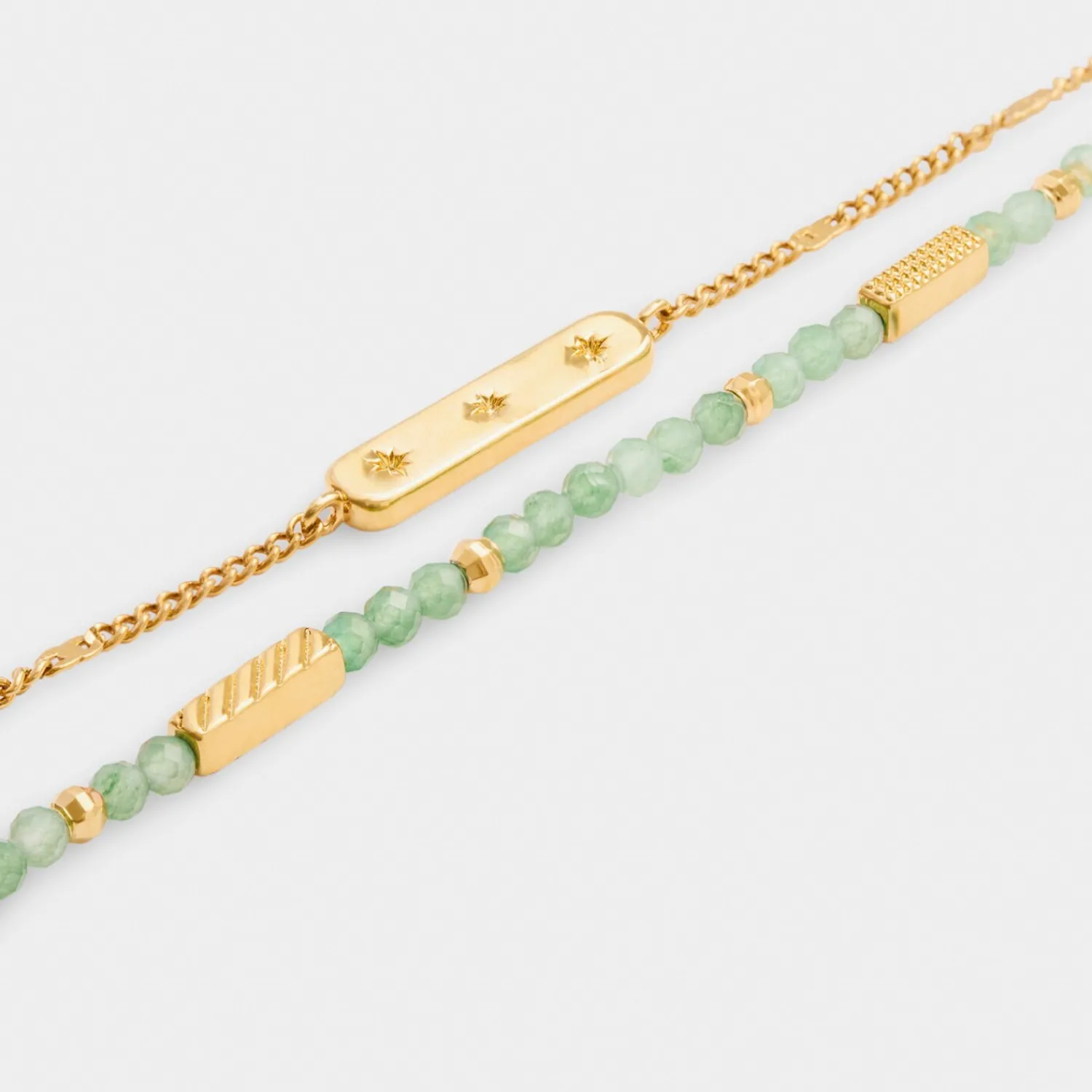 Katie Loxton ' Waterproof Gold Birthstone Bracelet August Outlet