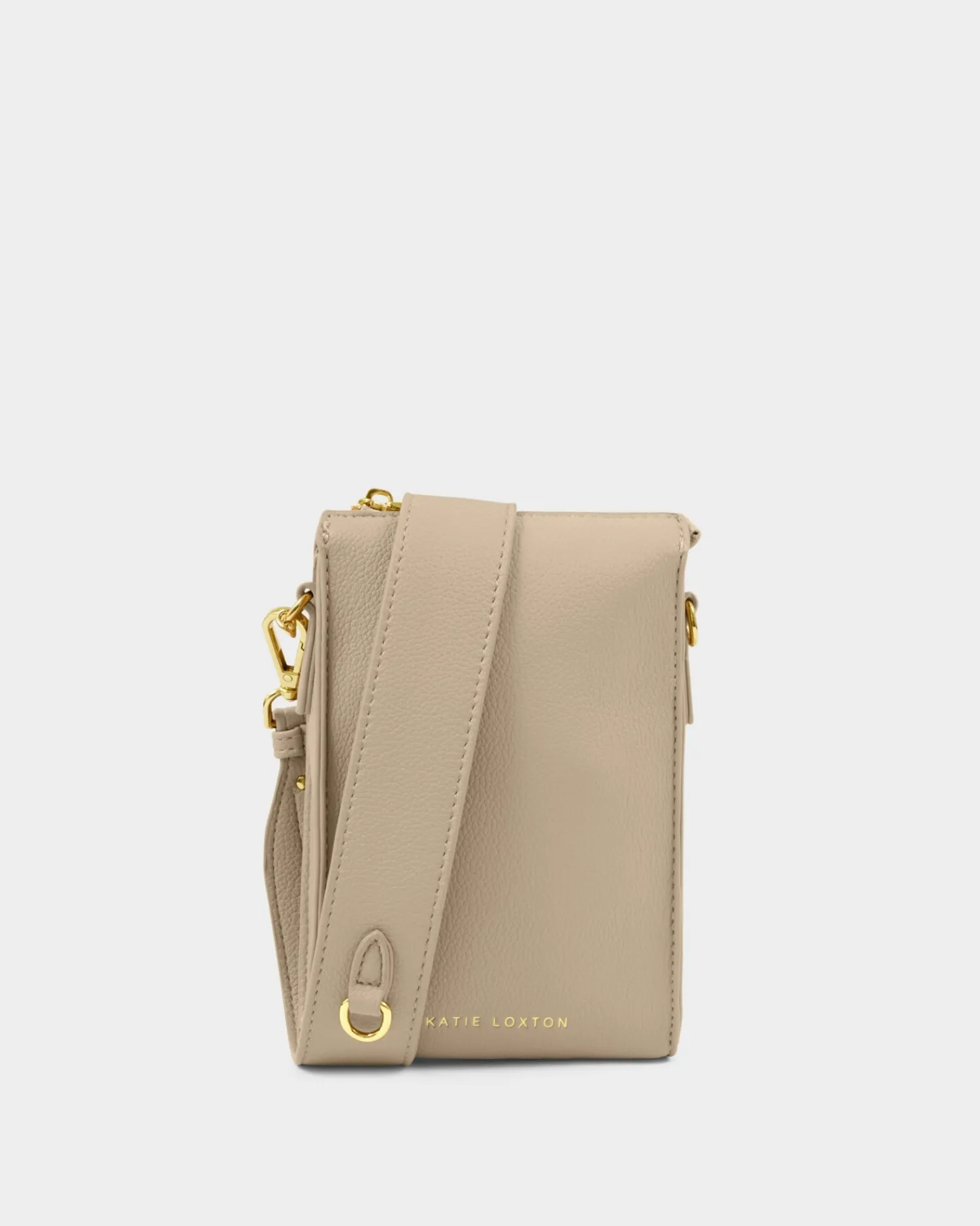 Katie Loxton Avery Slim Crossbody Bag Light Taupe New