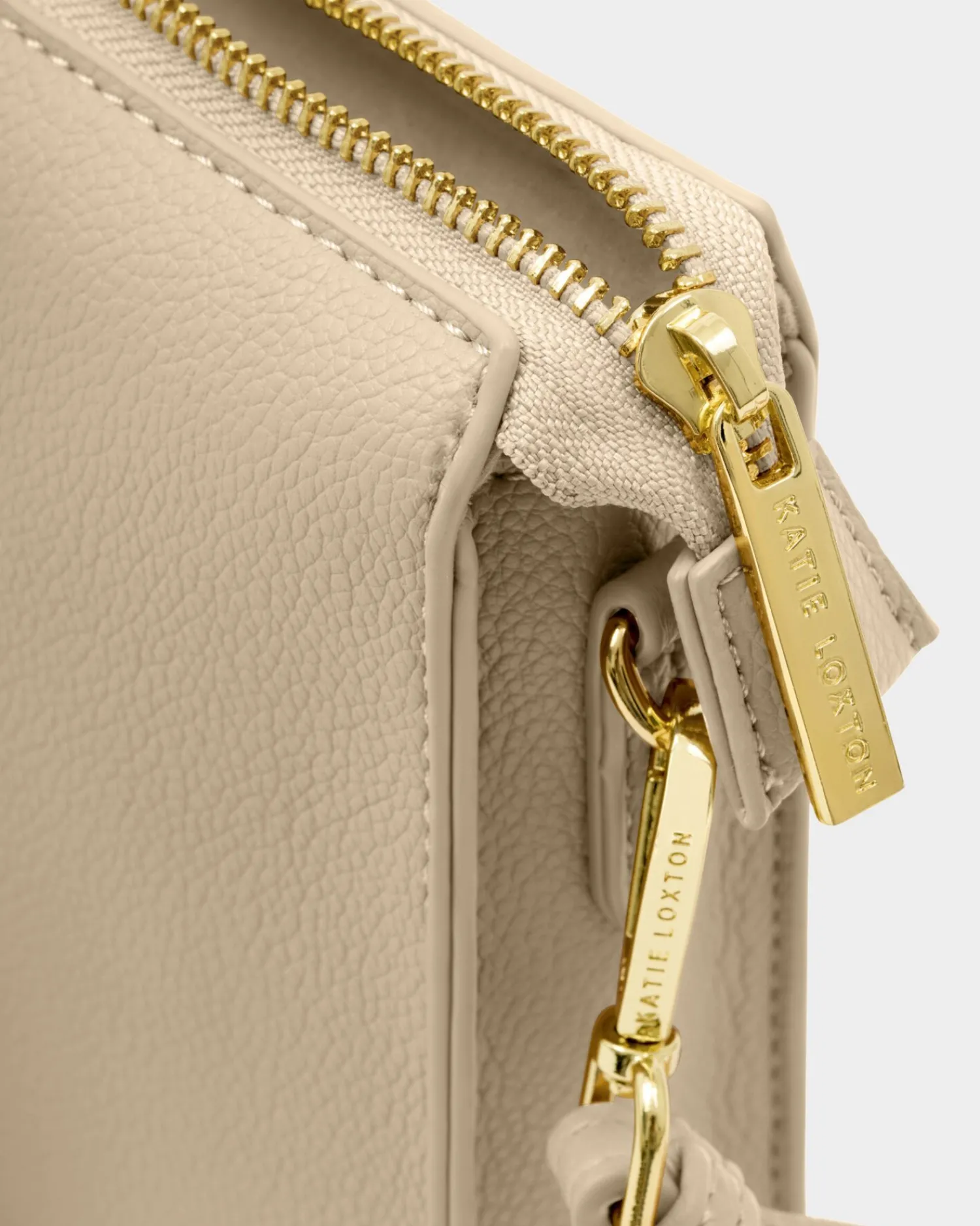 Katie Loxton Avery Slim Crossbody Bag Light Taupe New