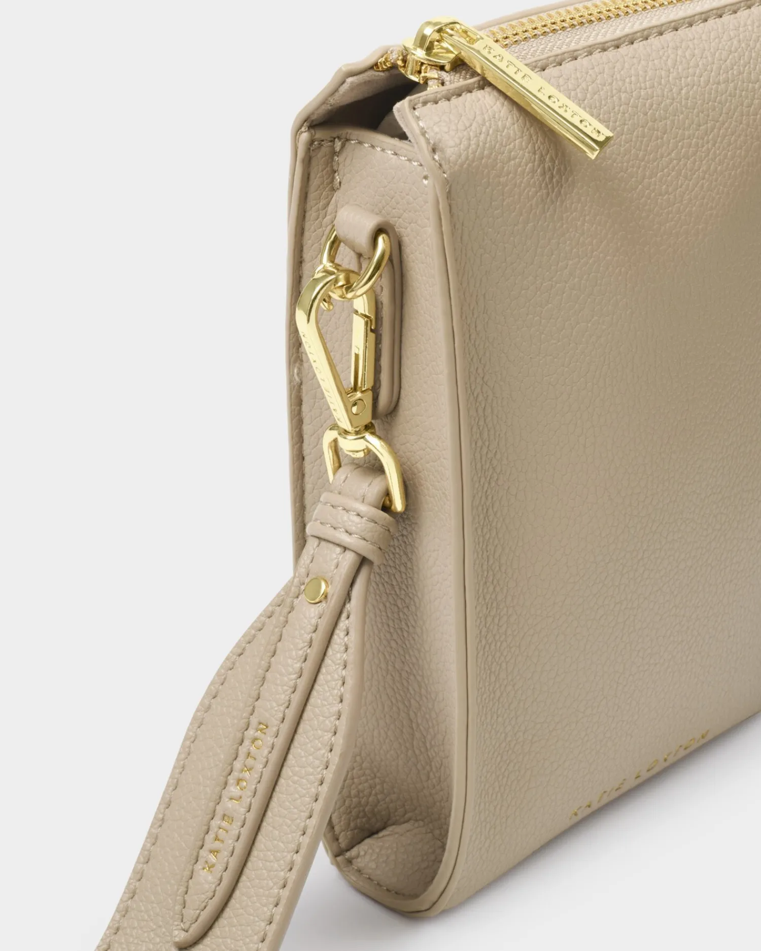 Katie Loxton Avery Slim Crossbody Bag Light Taupe New
