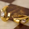 Katie Loxton Ayla Waterproof Gold Hoop Earrings Hot