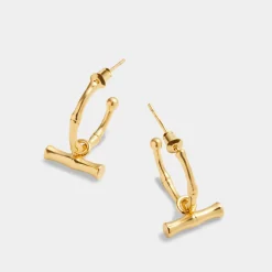 Katie Loxton Bamboo Waterproof Gold Hoop Earrings Best