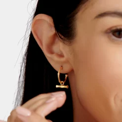 Katie Loxton Bamboo Waterproof Gold Hoop Earrings Best