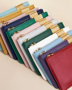 Katie Loxton Birthstone Perfect Pouch '' Tourmaline in Dusty Pink October Sale