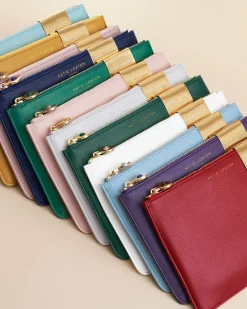 Katie Loxton Birthstone Perfect Pouch '' Rock Crystal White April Clearance