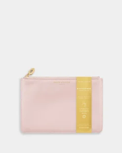 Katie Loxton Birthstone Perfect Pouch '' Sunstone in Blush Pink July New