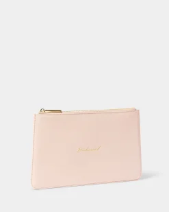 Katie Loxton Bridal Sentiment Pouch 'Bridesmaid' in Light Pink Online