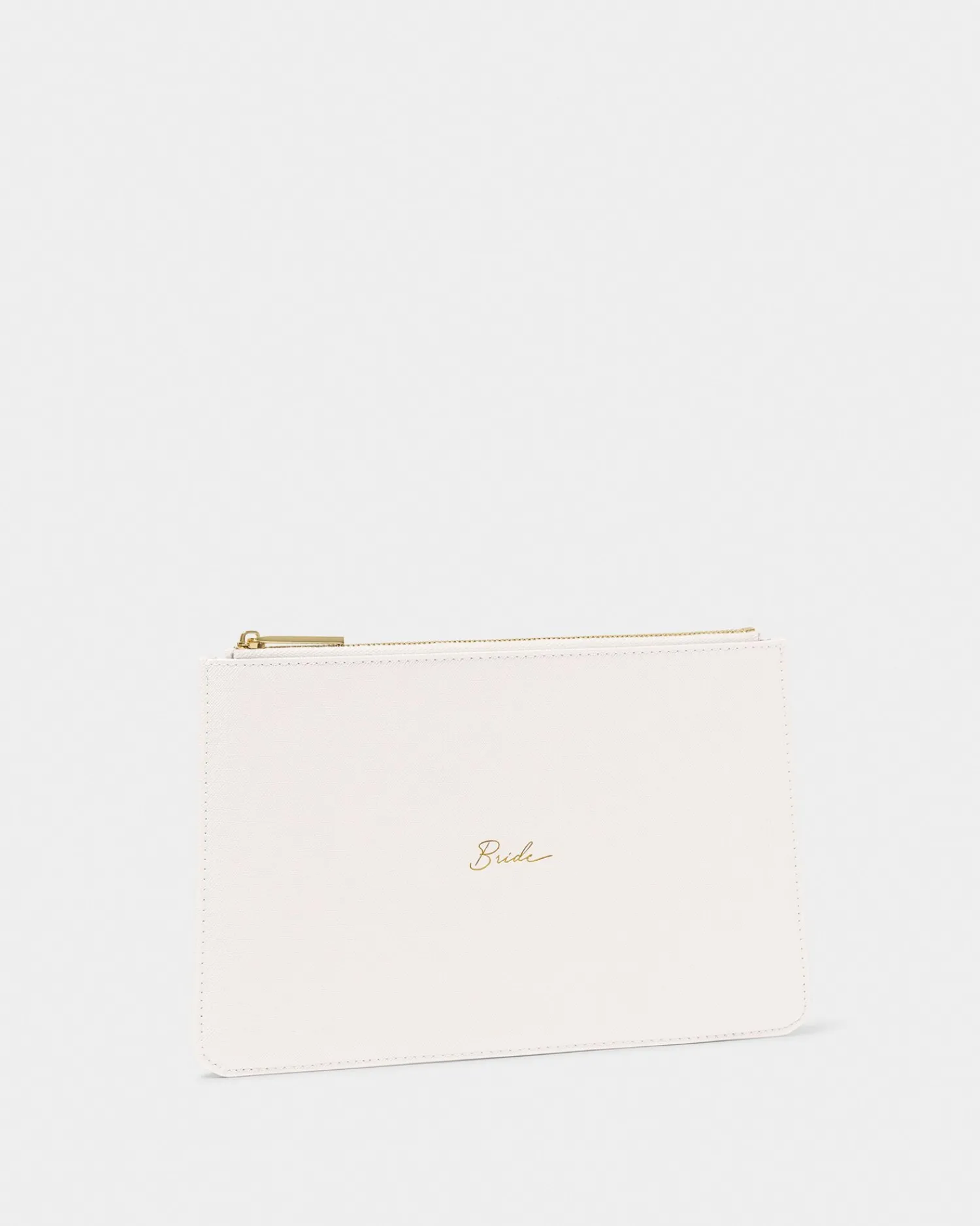 Katie Loxton Bridal Sentiment Pouch 'Bride' in Pearlescent White Online