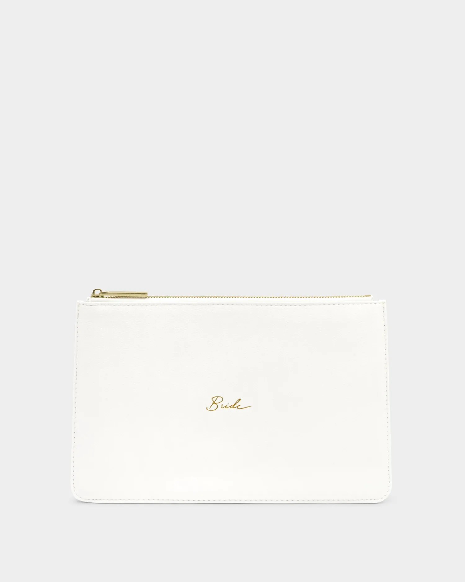 Katie Loxton Bridal Sentiment Pouch 'Bride' in White