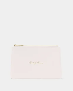 Katie Loxton Bridal Sentiment Pouch 'Maid Of Honour' in Pearlescent White Discount