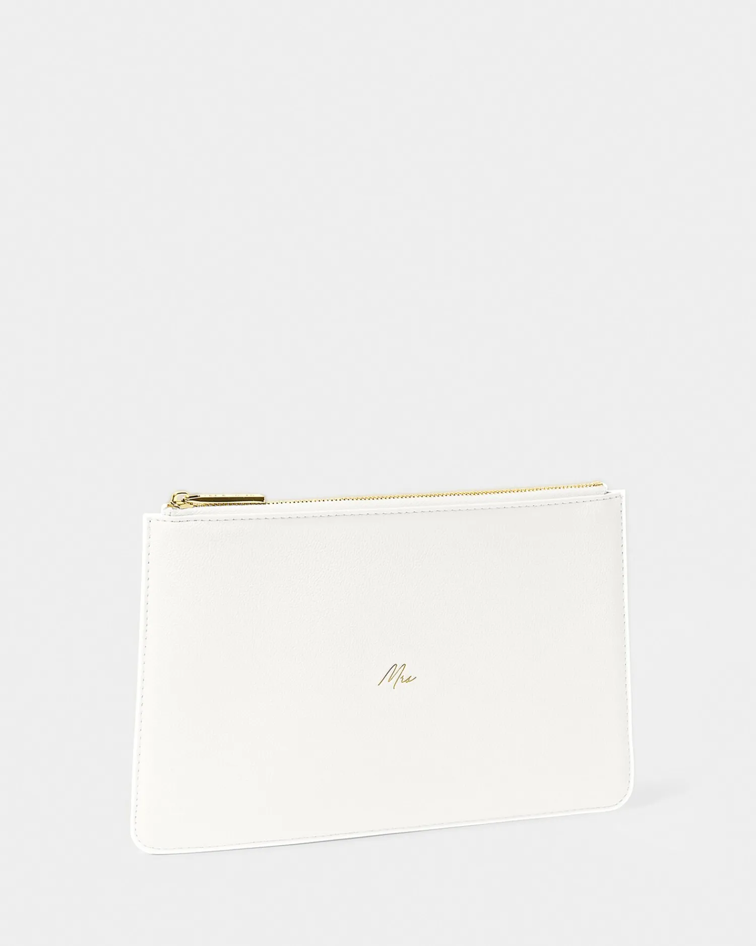Katie Loxton Bridal Sentiment Pouch '' in White Mrs Clearance