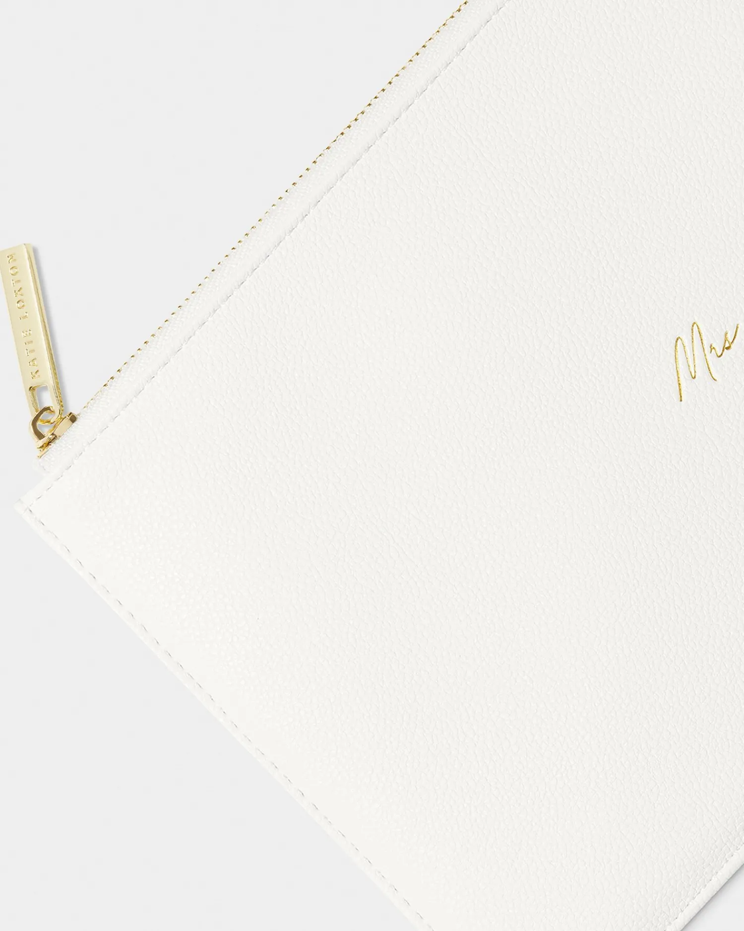 Katie Loxton Bridal Sentiment Pouch '' in White Mrs Clearance