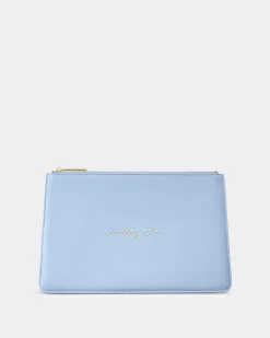 Katie Loxton Bridal Sentiment Pouch '' Something Blue Sale