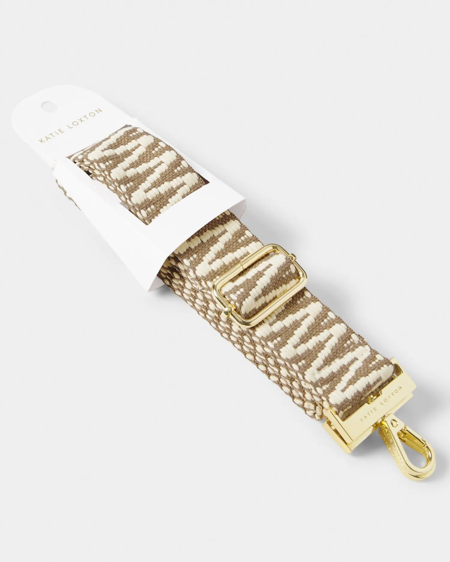 Katie Loxton Canvas Bag Strap Sand Sale
