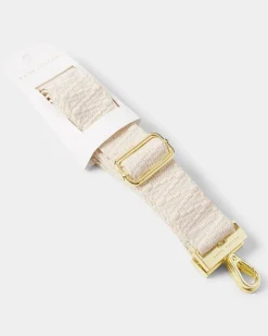 Katie Loxton Canvas Bag Strap Ecru Sale