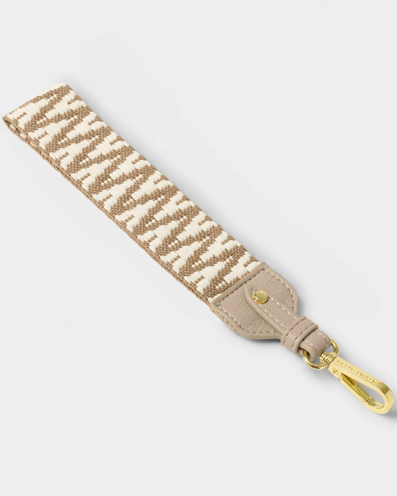 Katie Loxton Canvas Wristlet Strap Light Taupe Online