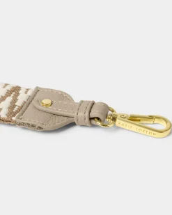 Katie Loxton Canvas Wristlet Strap Light Taupe Online