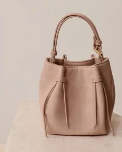 Katie Loxton Celina Mini Suedette Bucket Bag Faded Rose Online