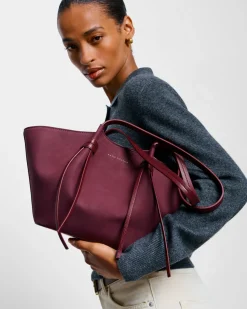 Katie Loxton Celina Small Suedette Tote Bag Cherry
