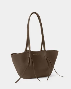 Katie Loxton Celina Small Suedette Tote Bag Chocolate