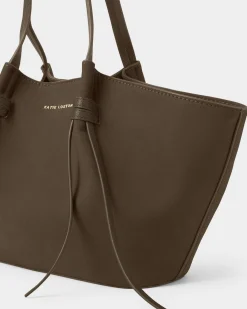 Katie Loxton Celina Small Suedette Tote Bag Chocolate
