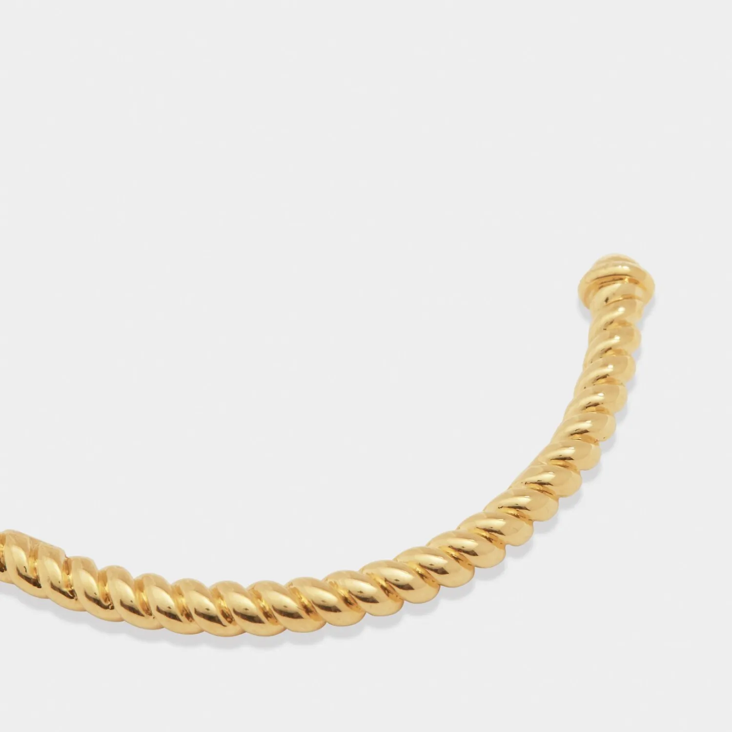 Katie Loxton Celine Waterproof Gold Rope Bangle Discount