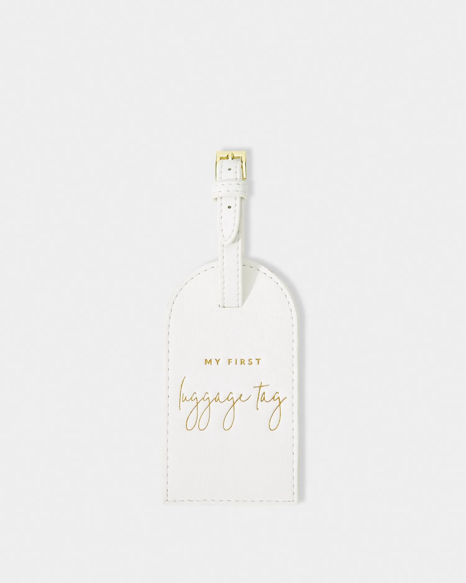 Katie Loxton Children's 'My First' Luggage Tag in White Sale