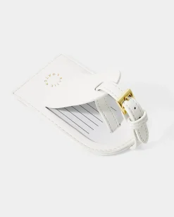 Katie Loxton Children's 'My First' Luggage Tag in White Sale