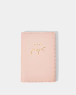 Katie Loxton Children's My First Passport Holder in Pink Best