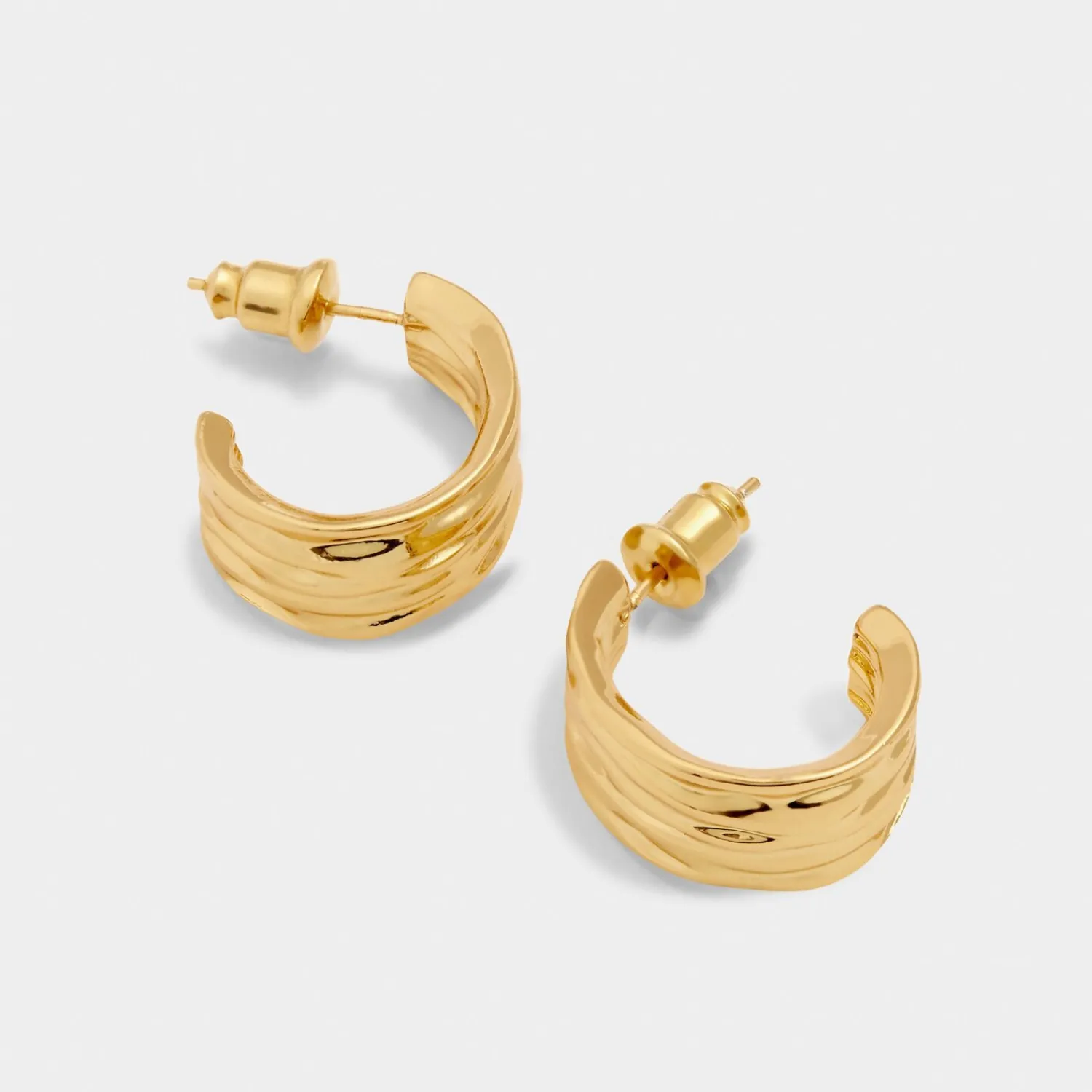 Katie Loxton Cleyo Waterproof Gold Hoop Earrings Discount