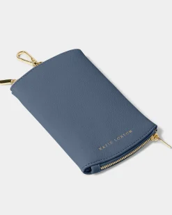 Katie Loxton Clip-On Sunglasses Case Navy