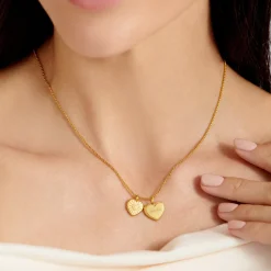 Katie Loxton ' Waterproof Gold Charm Necklace Daughter Clearance