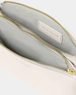 Katie Loxton Duo Pouch Off White New