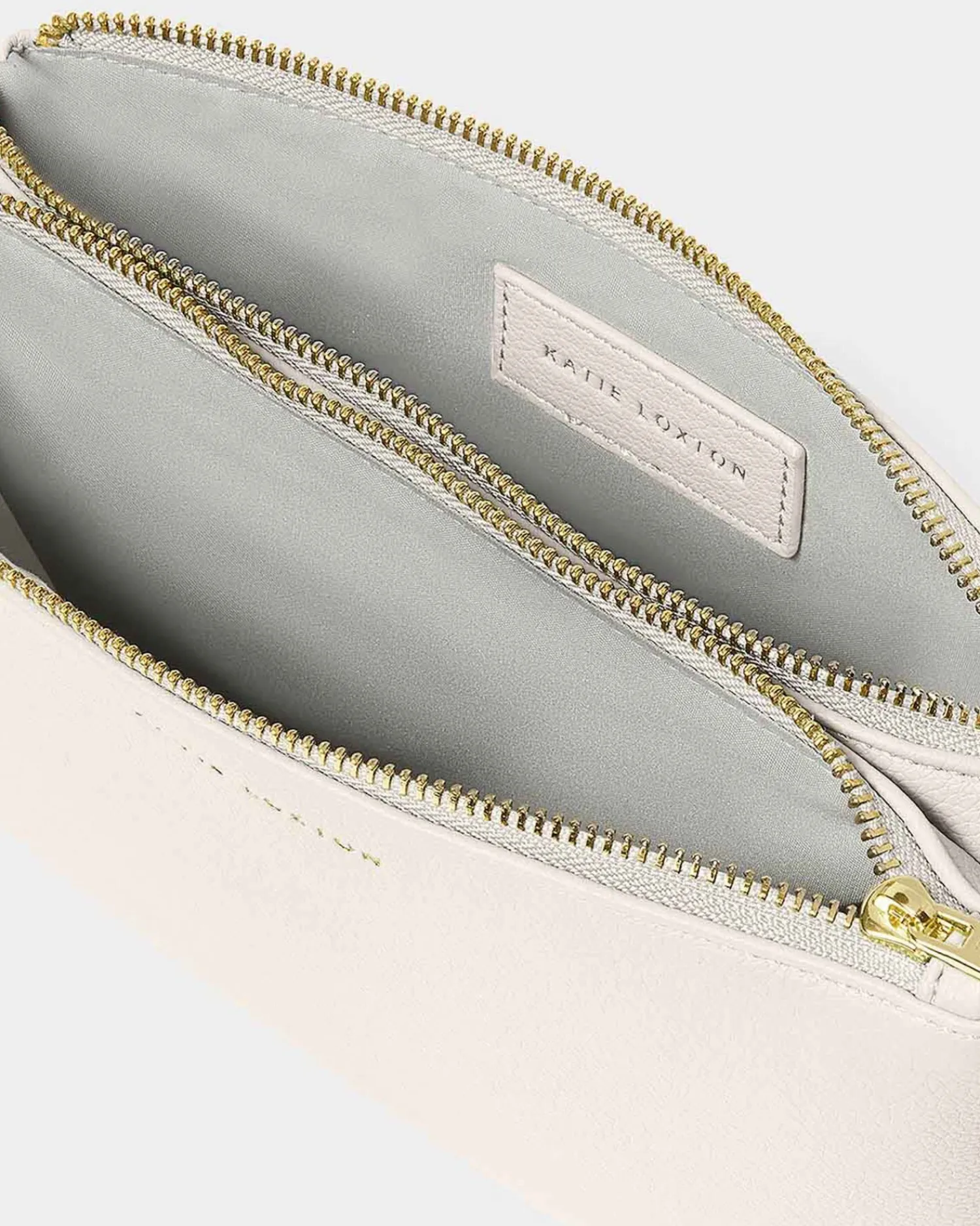 Katie Loxton Duo Pouch Off White New