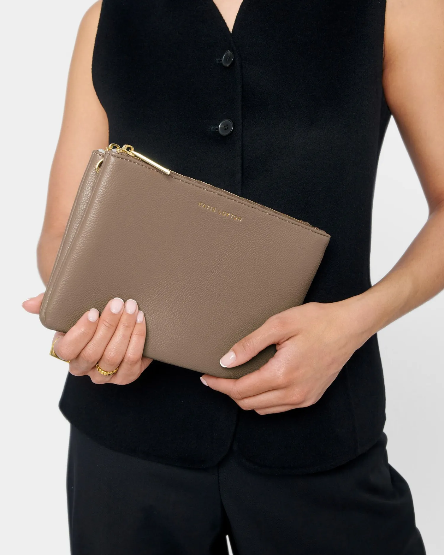 Katie Loxton Duo Pouch Mocha Online