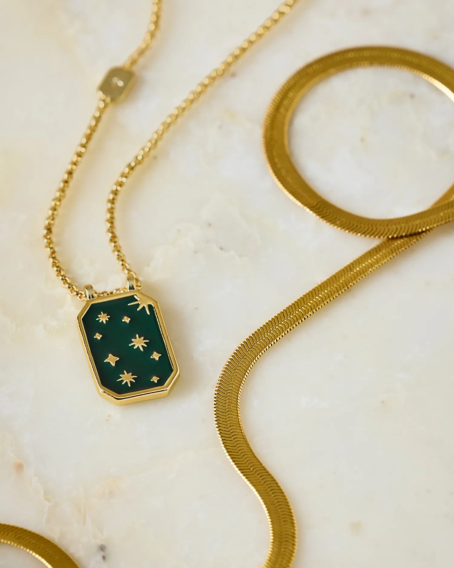 Katie Loxton Elpha Waterproof Gold Necklace New