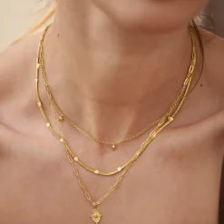 Katie Loxton Estee Waterproof Gold Charm Choker Sale