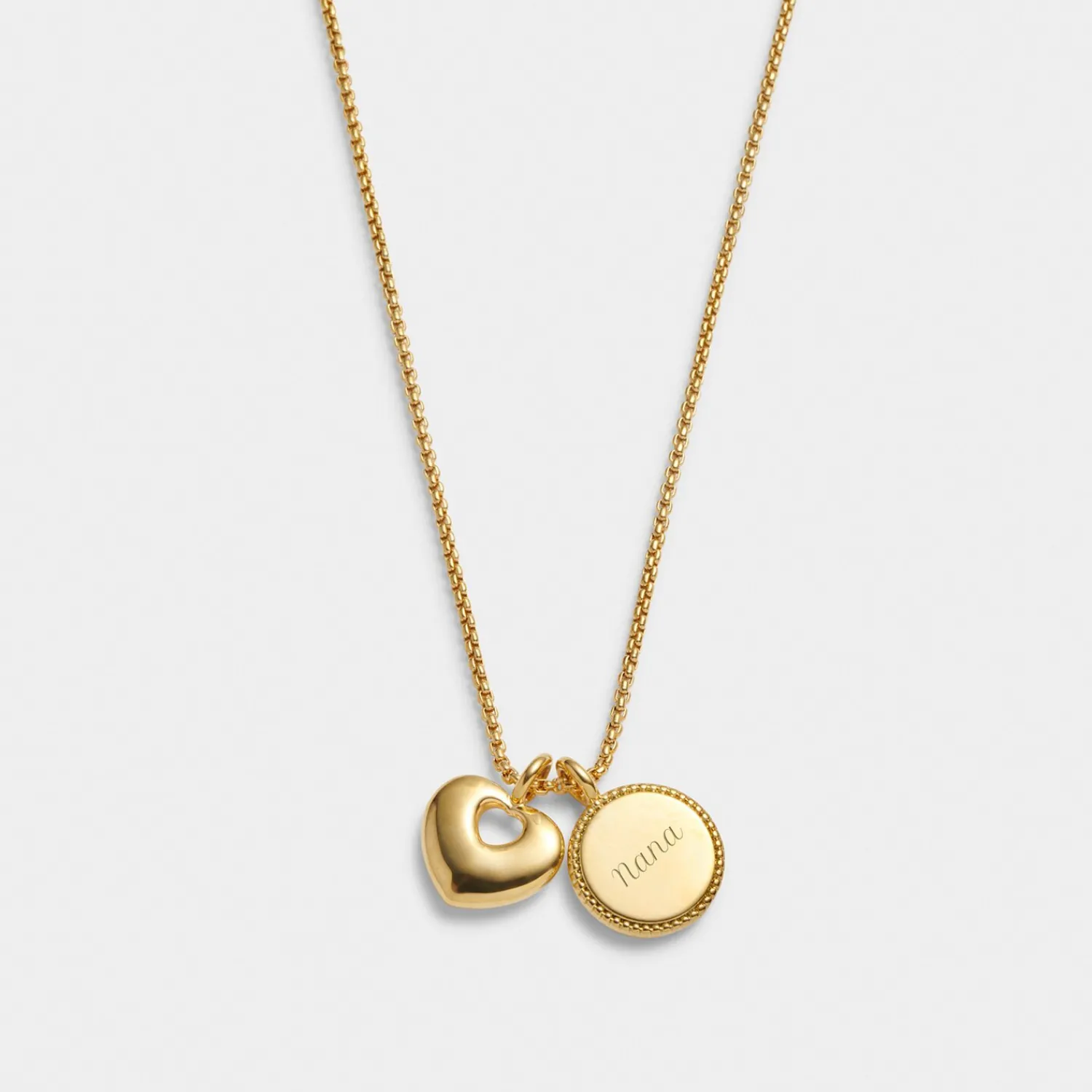 Katie Loxton ' Waterproof Gold Charm Necklace Family Forever Best