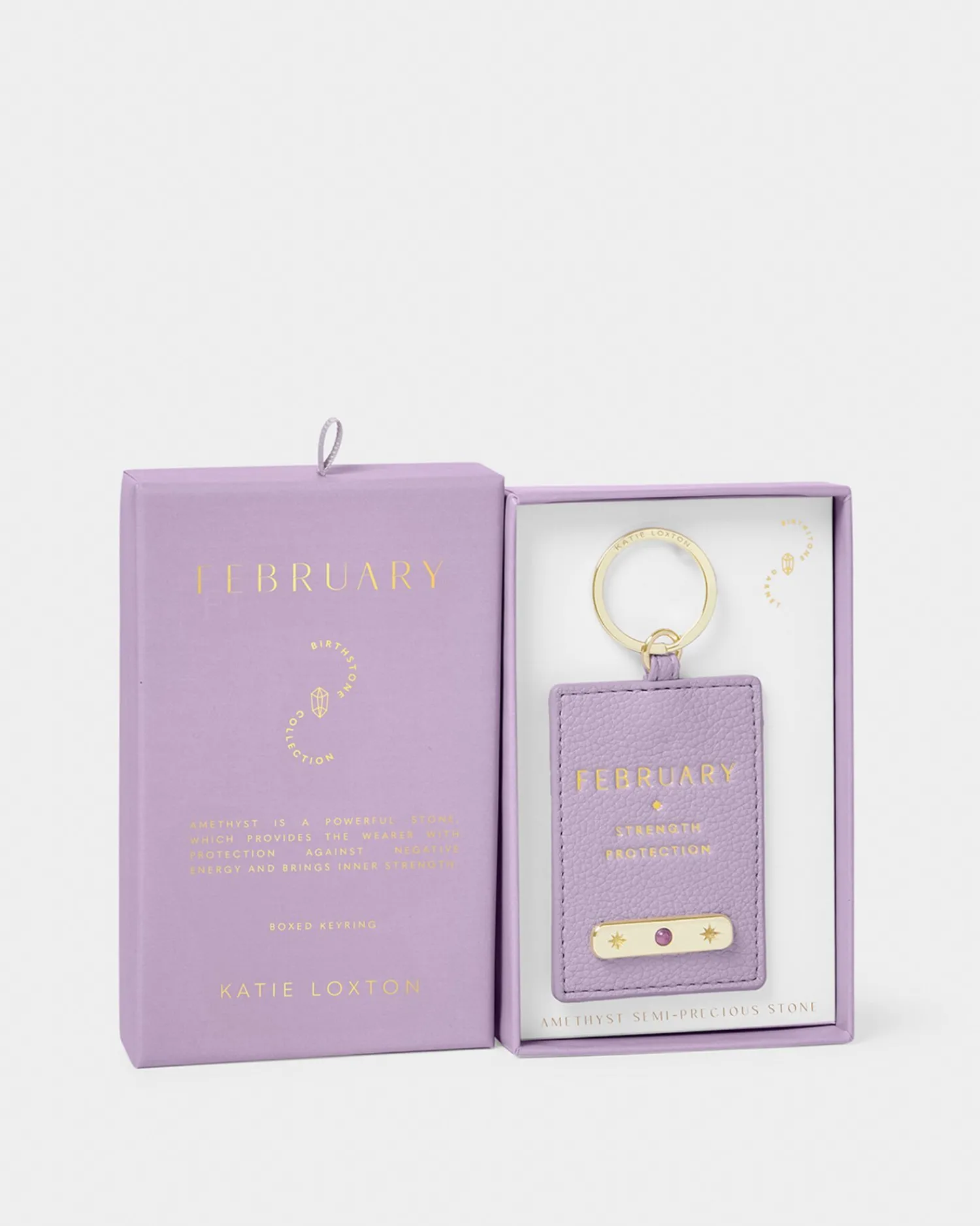 Katie Loxton ' Birthstone Keyring February Online